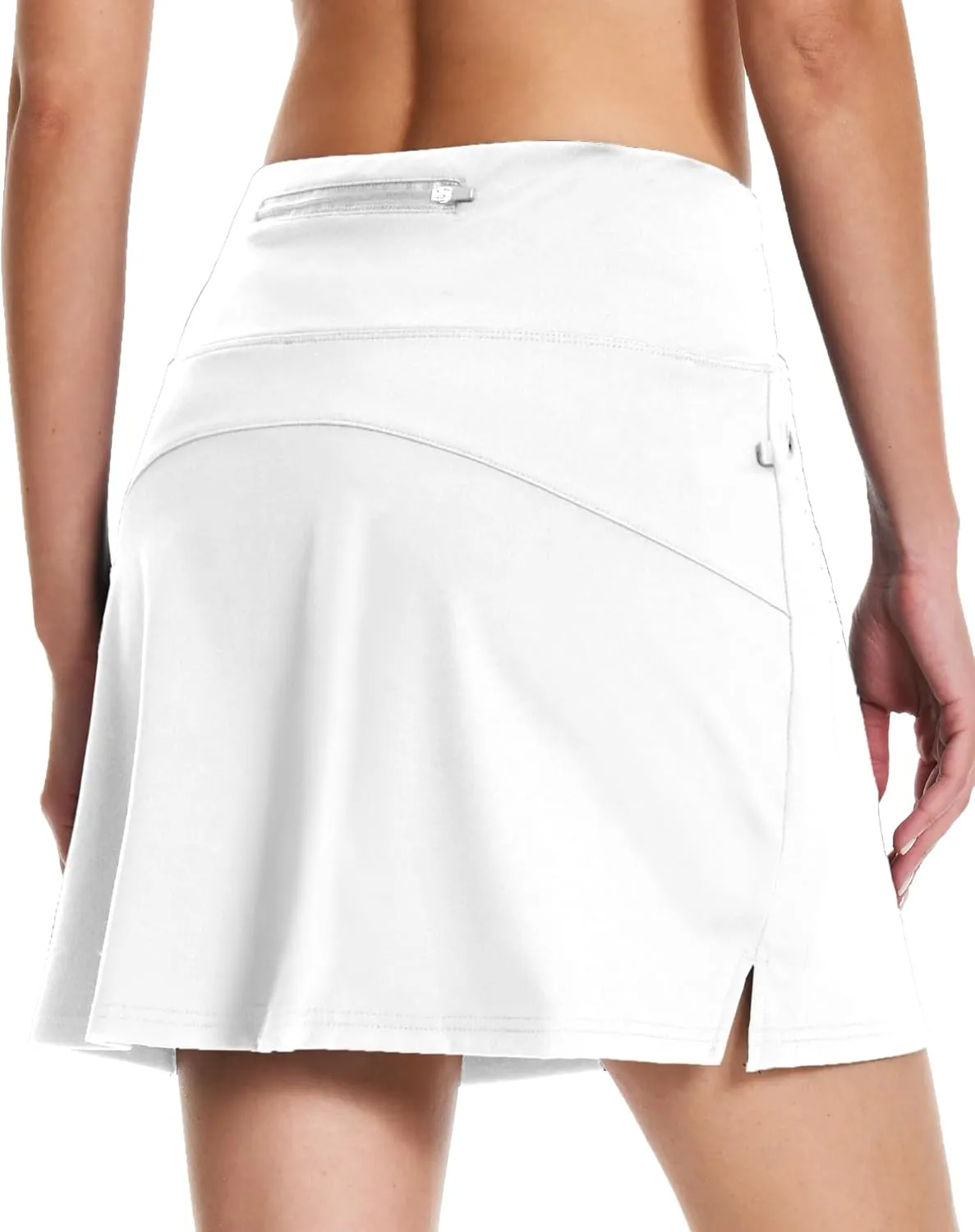 16" Golf Skorts Skirts for Women with Zipper Pockets Women's High Waisted Tennis Skirt Athletic Skort