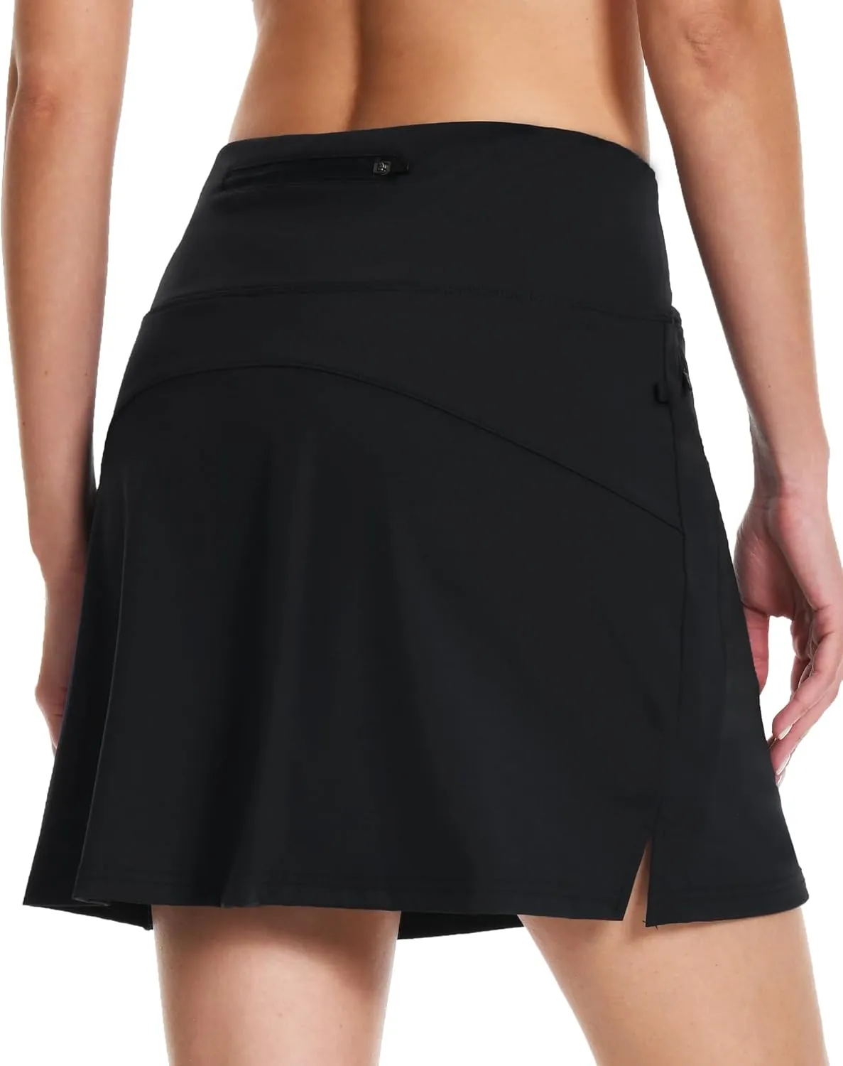 16" Golf Skorts Skirts for Women with Zipper Pockets Women's High Waisted Tennis Skirt Athletic Skort