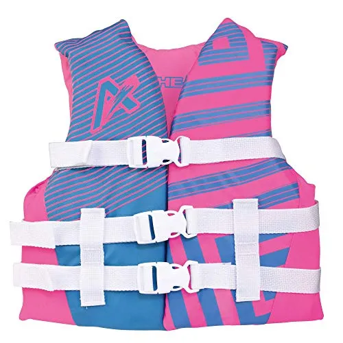Airhead Youth Trend Life Vest, Hot Pink/Sky Blue