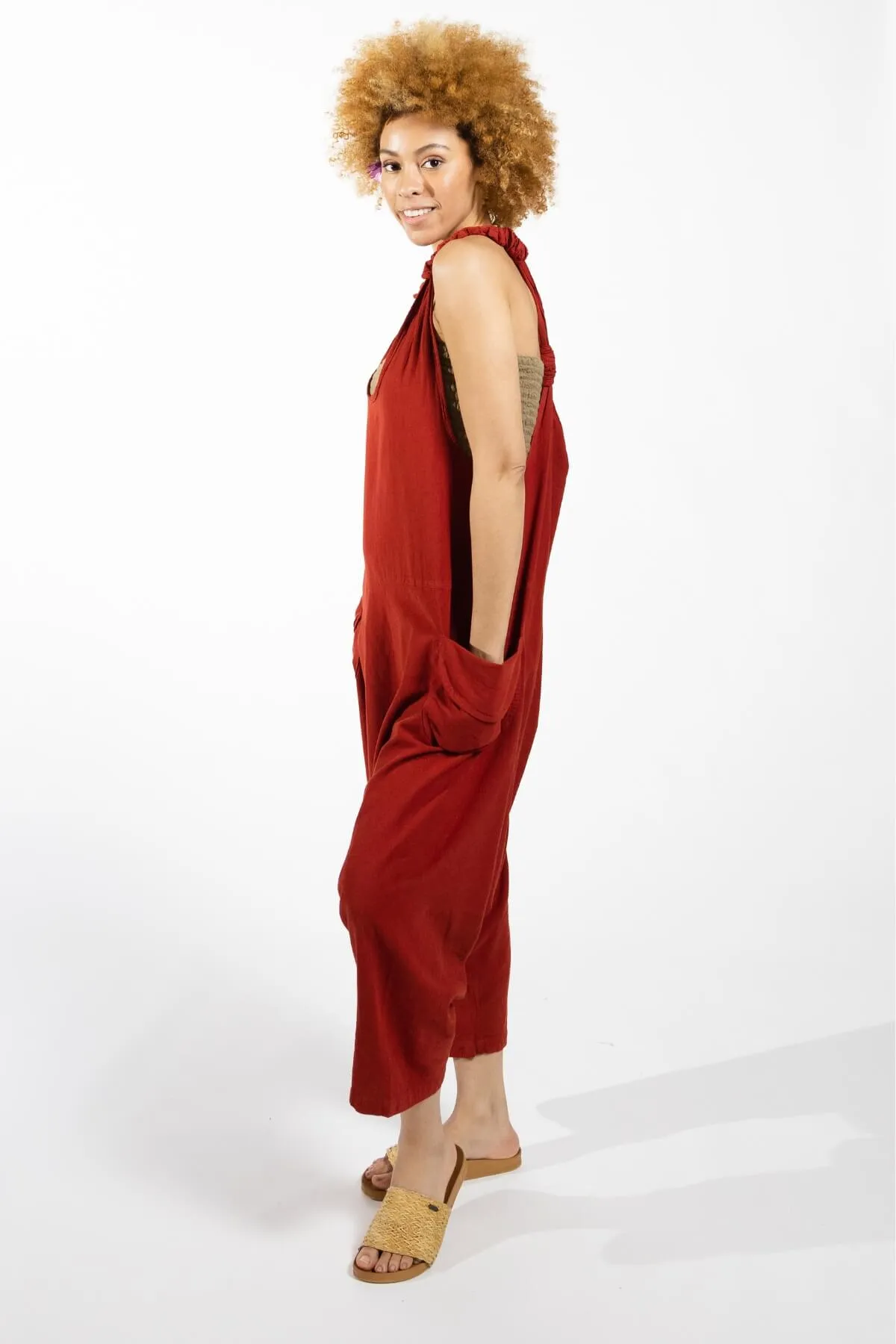 Bahini Overalls - Red