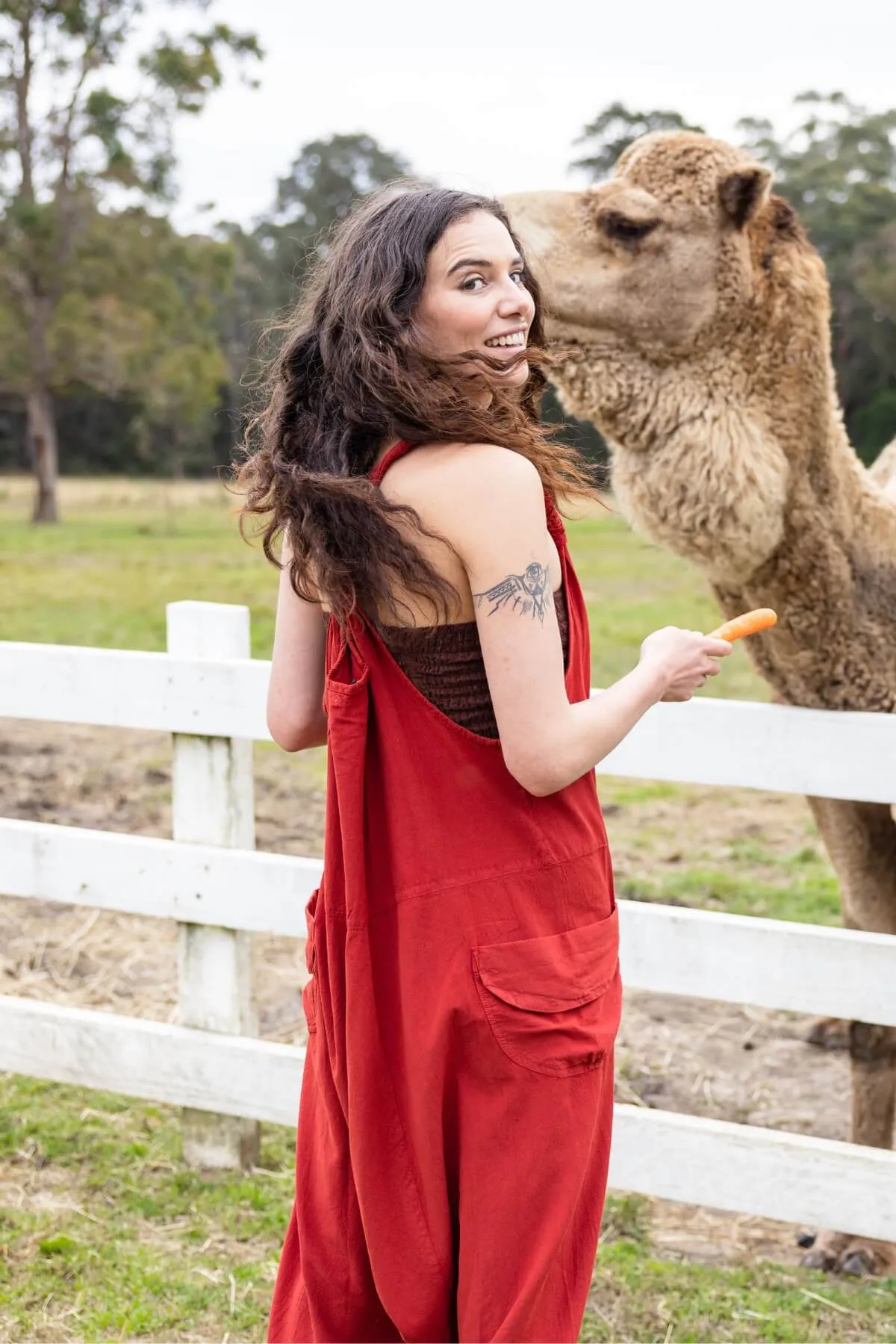 Bahini Overalls - Red