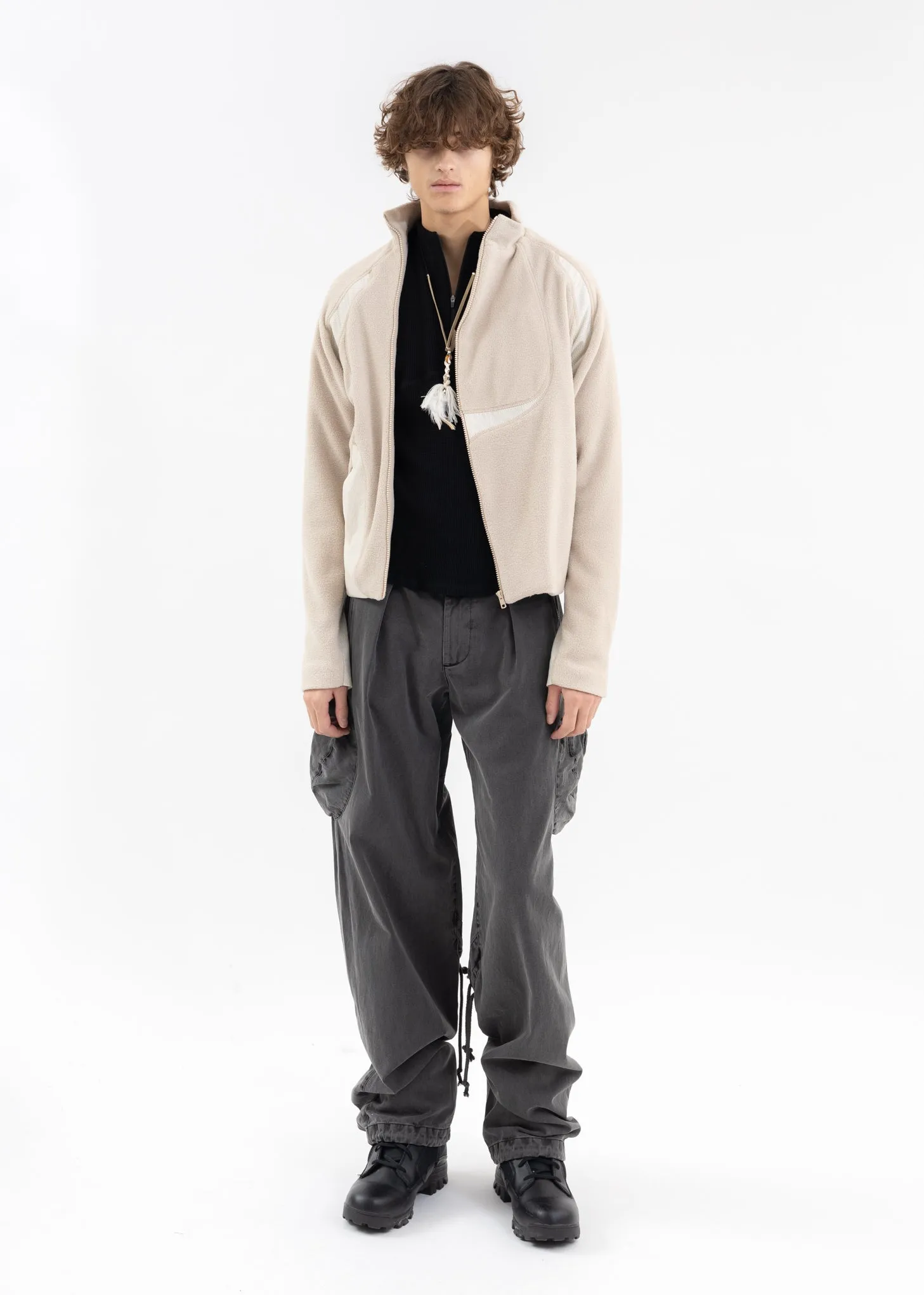 BLACK HALF-ZIP THERMAL