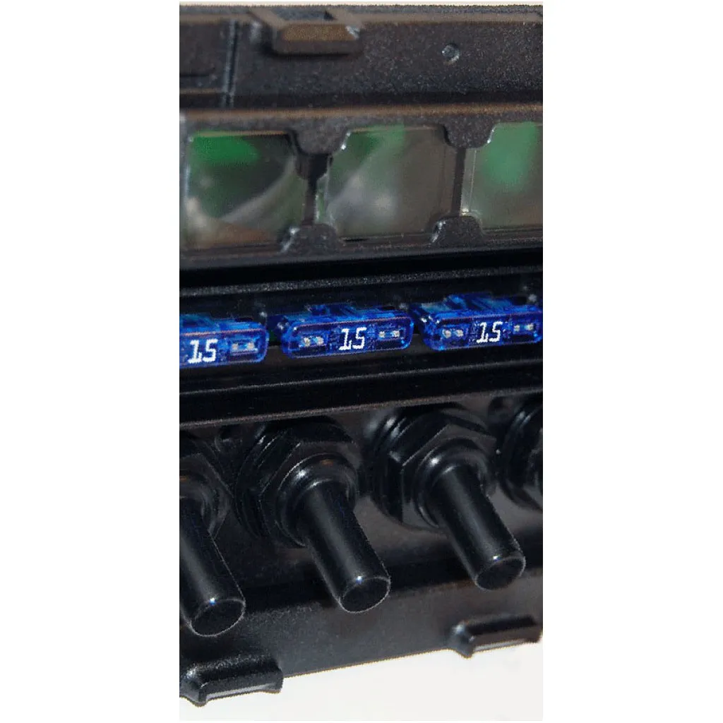 Blue Sea WeatherDeck 12V DC Fuse Pan. 6 Pos.
