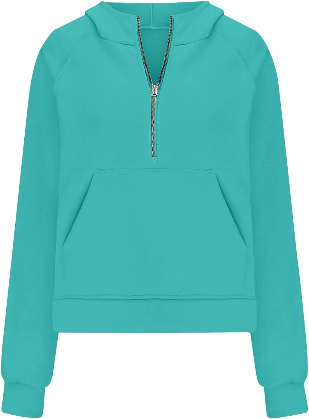 Ceboyel Womens Quarter Zip Sweatshirt 2023 Fleece Oversized Sweaters Cropped Pullover Hoodies Fall Trendy Outfits Clothing