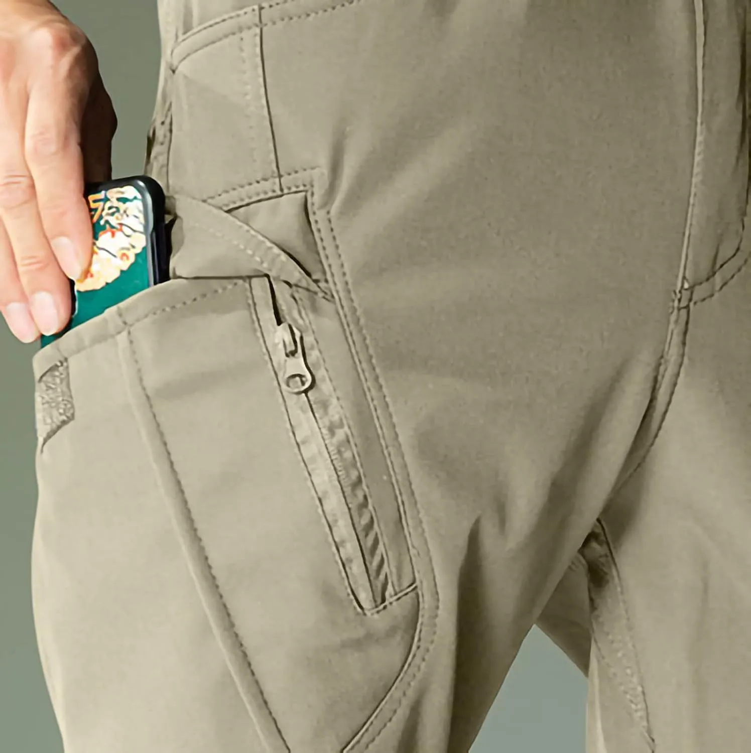 Chino Pants for Men Winter Warm Hiking Training Cargo Pants Fleece Thicken Sweatpant Slim Fit Running Tapered Pants