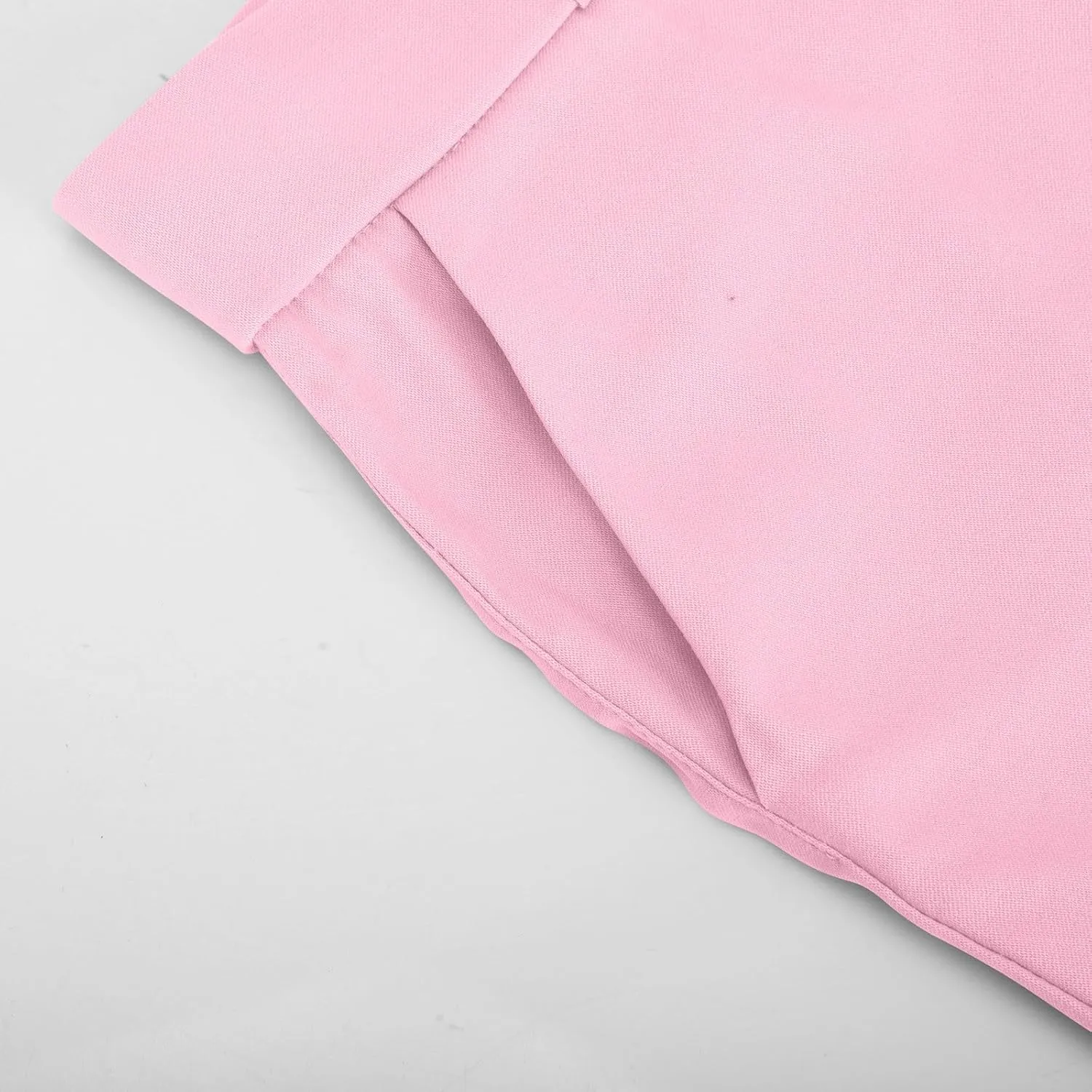 Chino Shorts for Women Comfy Casual Slim Fit Pull On Knee Length Shorts Solid Lounge Bermuda Shorts with Pockets