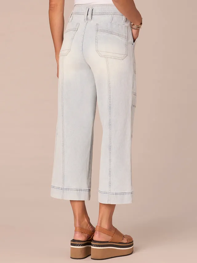 Democracy AbSolution Cropped Utility Jean
