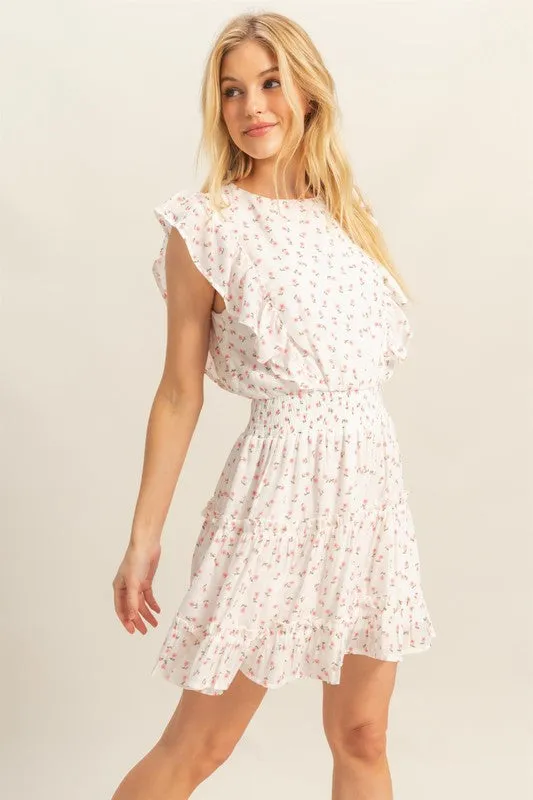 Ditsy Floral Mini Dress