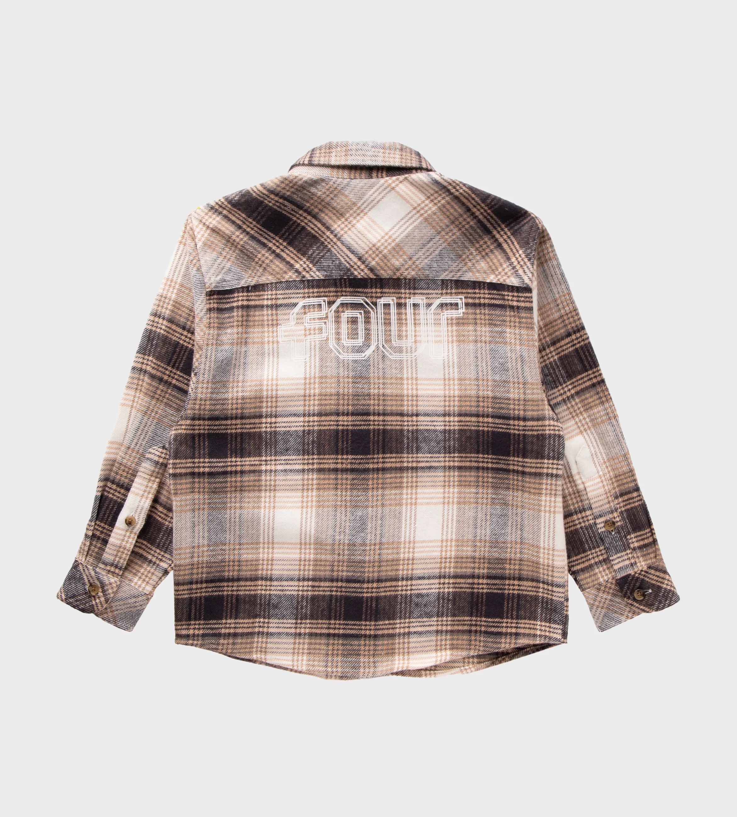 Flannel Beige/Black Mix