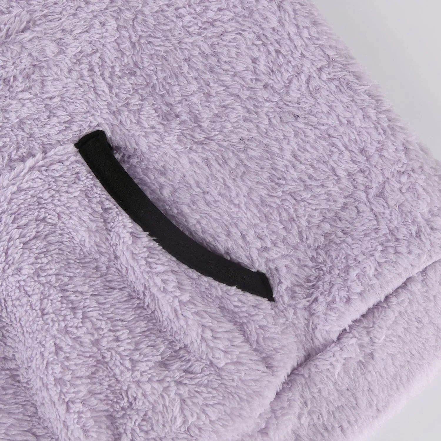 Fleece Sweatshirts for Women 2024 Fall Winter Half Zip Sweater Oversized Pullover Outfit Crewneck Hoodie with Pocket