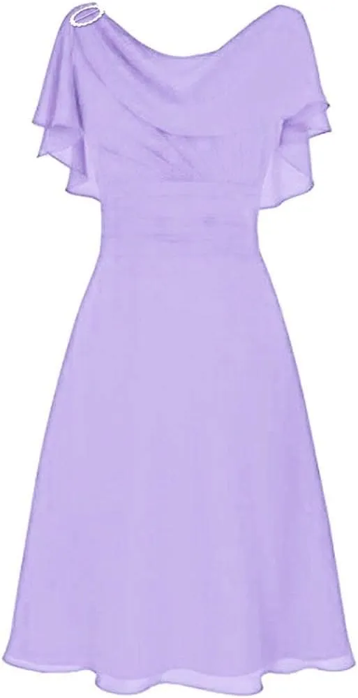 Formal Dresses for Women Gowns Evening Party Cocktail Dress Elegant V Neck Ruched A-Line Swing Wedding Guest Dress