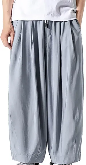 FZVYD Tapered Dress Pants Men Mens Joggers Cargo Pants Fashion Casual Sweatpants Work Pants Drawstring Loose Trousers Pockets