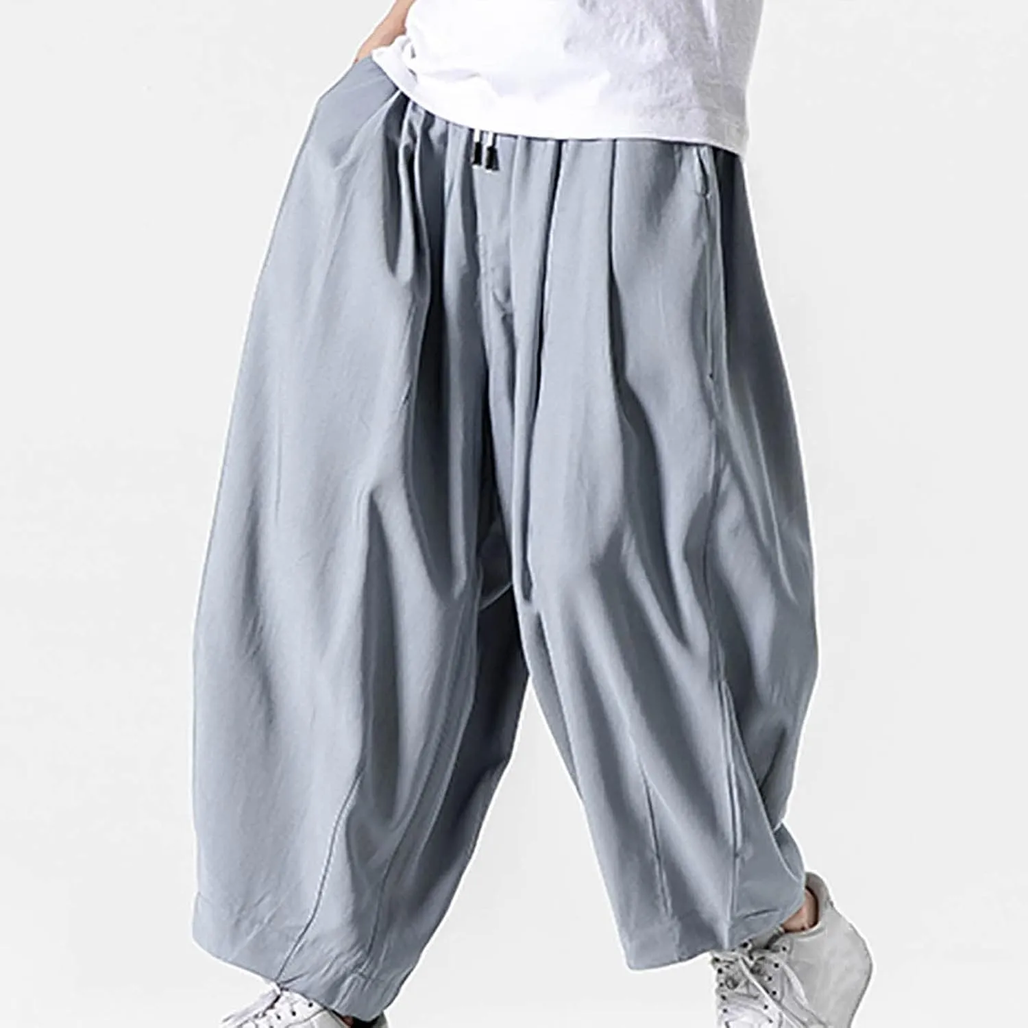 FZVYD Tapered Dress Pants Men Mens Joggers Cargo Pants Fashion Casual Sweatpants Work Pants Drawstring Loose Trousers Pockets