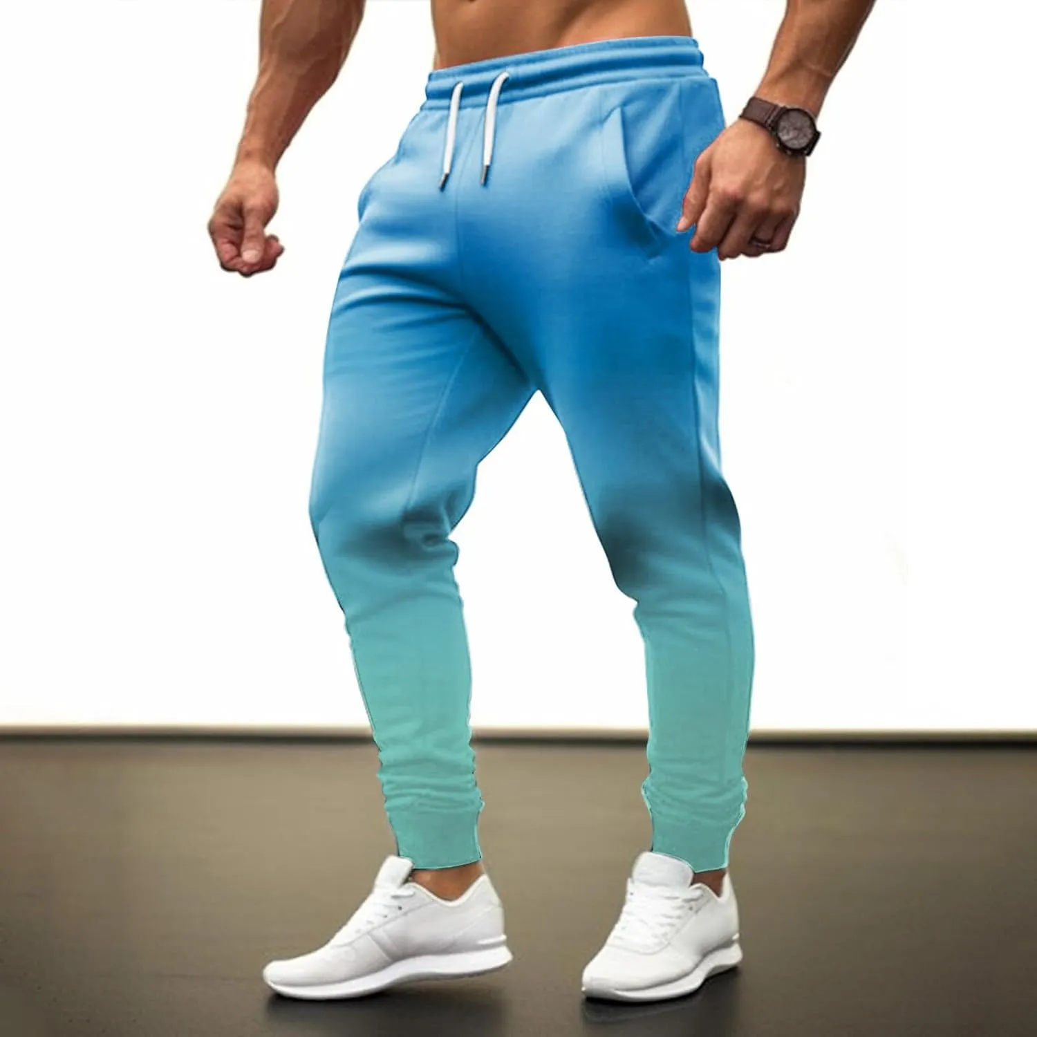 GIERIDUC Men's Linen Cotton Pants Men's Flat Front Relaxed Straight Pant Business Casual Men Chinos Black Sweatpants for Men