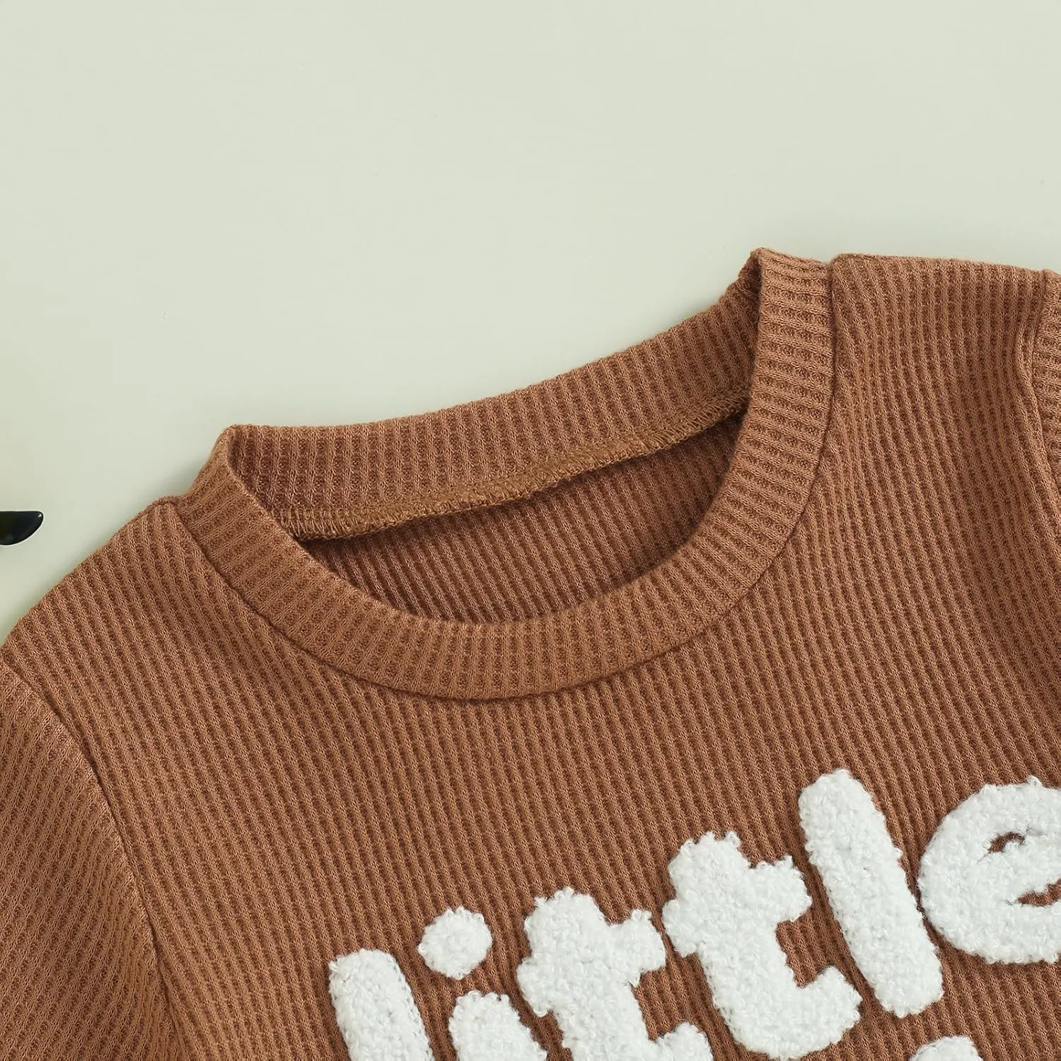 Kupretty Toddler Baby Boy Summer Clothes Embroiderey Waffle Knit Short Sleeve T-Shirt Tees   Casual Shorts Cute Clothing Set