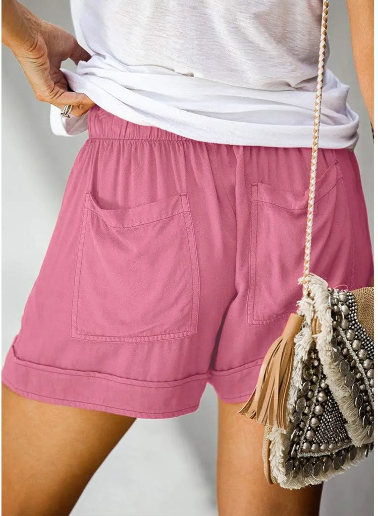 LCMTWX Women's Shorts Casual Pants High-Waist Sports Loose Shorts Casual Fashion Pants Women's Shorts Jean Shorts Womens