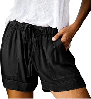 LCMTWX Women's Shorts Casual Pants High-Waist Sports Loose Shorts Casual Fashion Pants Women's Shorts Jean Shorts Womens