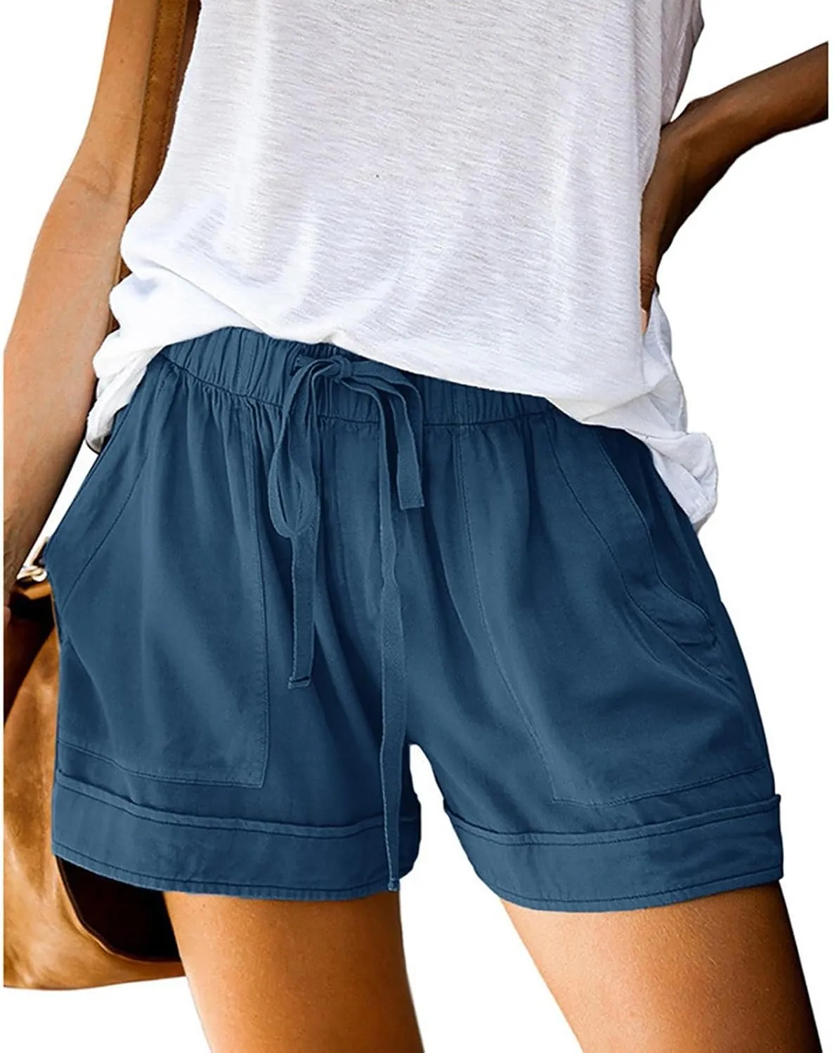LCMTWX Women's Shorts Casual Pants High-Waist Sports Loose Shorts Casual Fashion Pants Women's Shorts Jean Shorts Womens