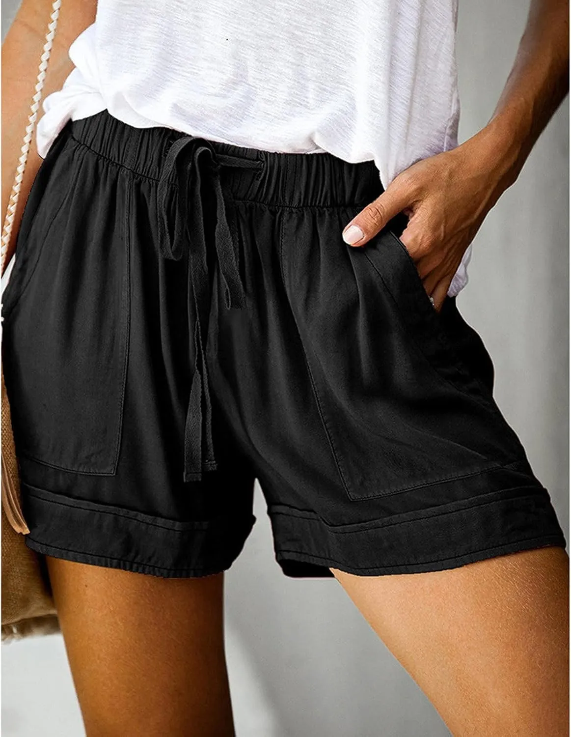 LCMTWX Women's Shorts Casual Pants High-Waist Sports Loose Shorts Casual Fashion Pants Women's Shorts Jean Shorts Womens