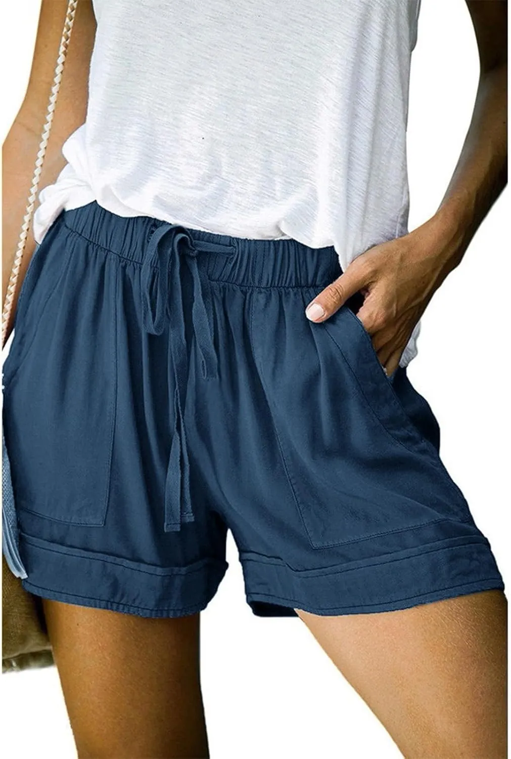 LCMTWX Women's Shorts Casual Pants High-Waist Sports Loose Shorts Casual Fashion Pants Women's Shorts Jean Shorts Womens