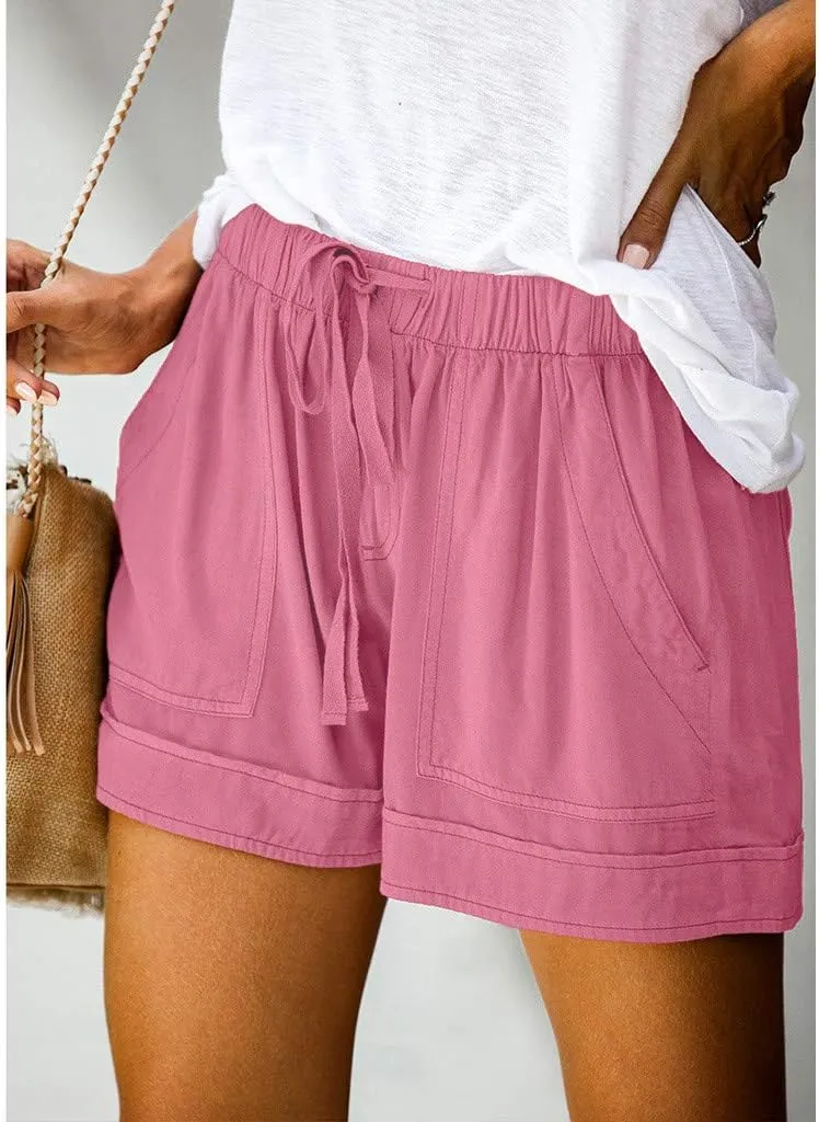 LCMTWX Women's Shorts Casual Pants High-Waist Sports Loose Shorts Casual Fashion Pants Women's Shorts Jean Shorts Womens