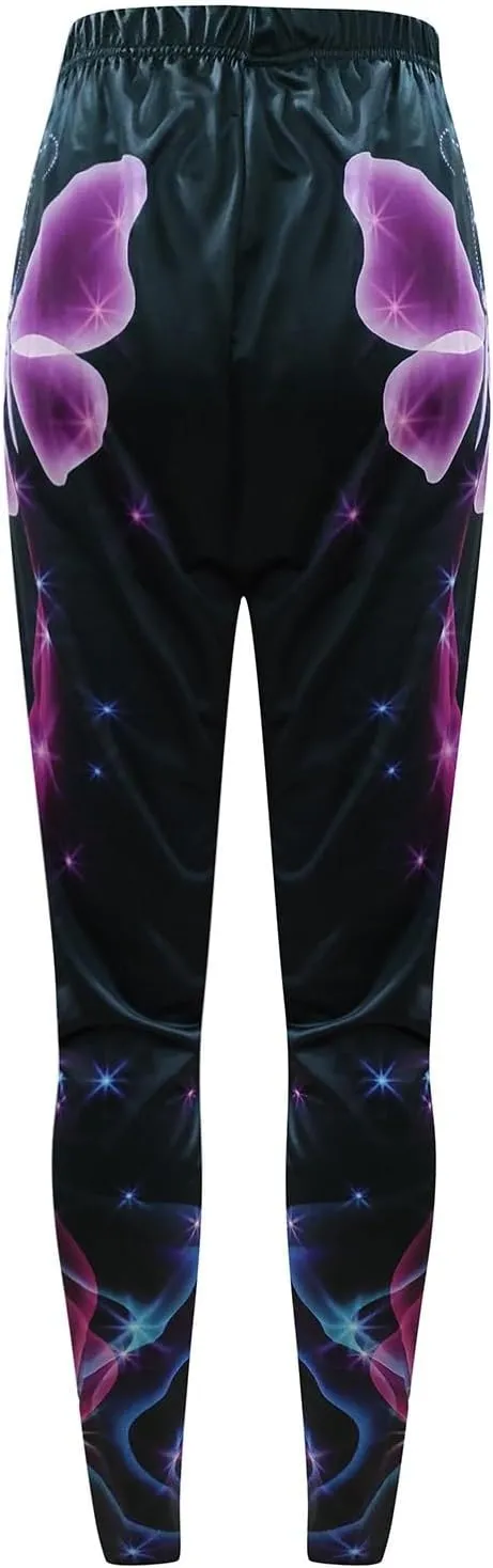 LCMTWX Workout Leggings Autumn Casual Print Leggings Boot Pants Workout Leggings Winter Warm Thick Tights High Waisted
