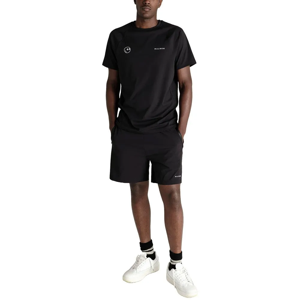 Malbon Performance Poly Breathable Tee Golf T-Shirt Black - SP24