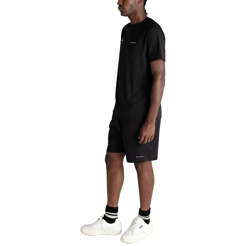 Malbon Performance Poly Breathable Tee Golf T-Shirt Black - SP24