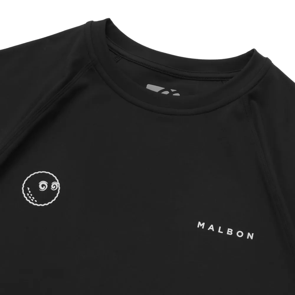 Malbon Performance Poly Breathable Tee Golf T-Shirt Black - SP24