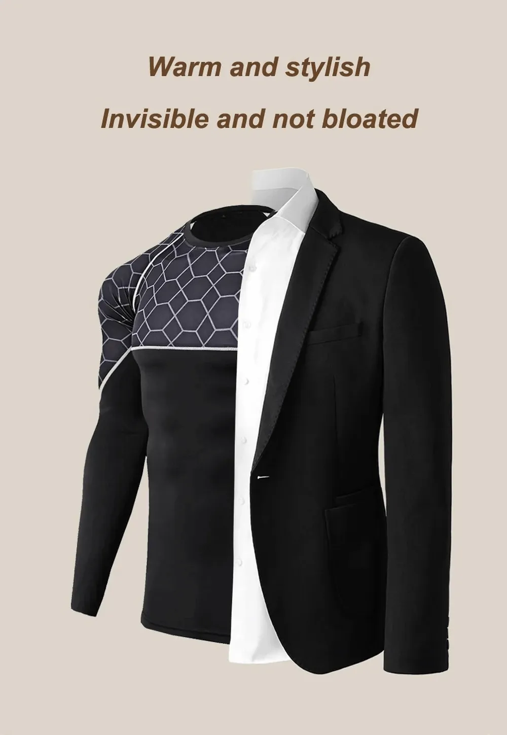 Men's Athletic Long Sleeve Sports Top - SF2223