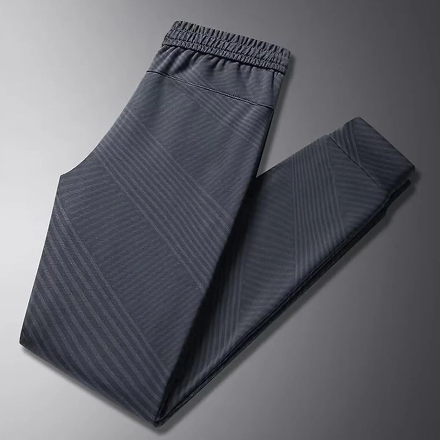 Mens Casual Cotton Sweatpants Drawstring Elastic Waist Wide Leg Pant Workout Sport Pants Work Multi Pockets