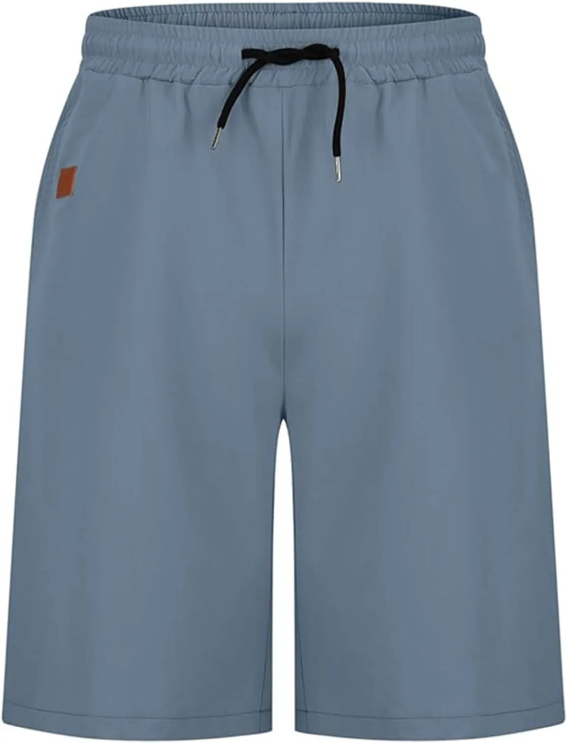 Mens Casual Shorts - Cotton Drawstring Summer Quick Dry Beach Stretch Twill Chino Golf Shorts