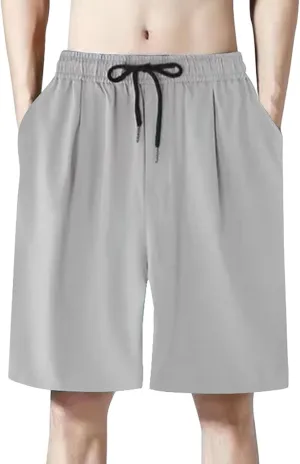Mens Lightweight Jogging Pant Pockets Track Work Joggers Loose Fit Sport Casual Sweatpant Summer Long Pants