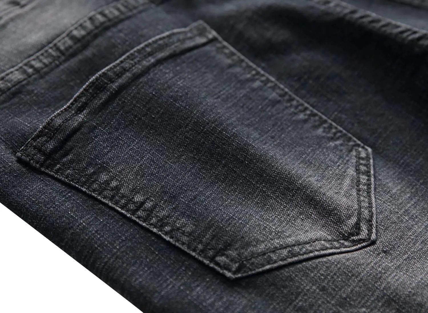 Men's Ripped Skinny Slim Fit Stretch Distressed Destroyed Jeans Denim Pants