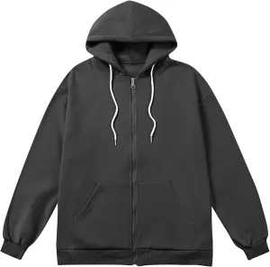 Mens Women Unisex Soild Basic Hooded Sweatshirt Couple Fleece Jacket Outwear With Pocket Zipper Hoodies Sweatshirt