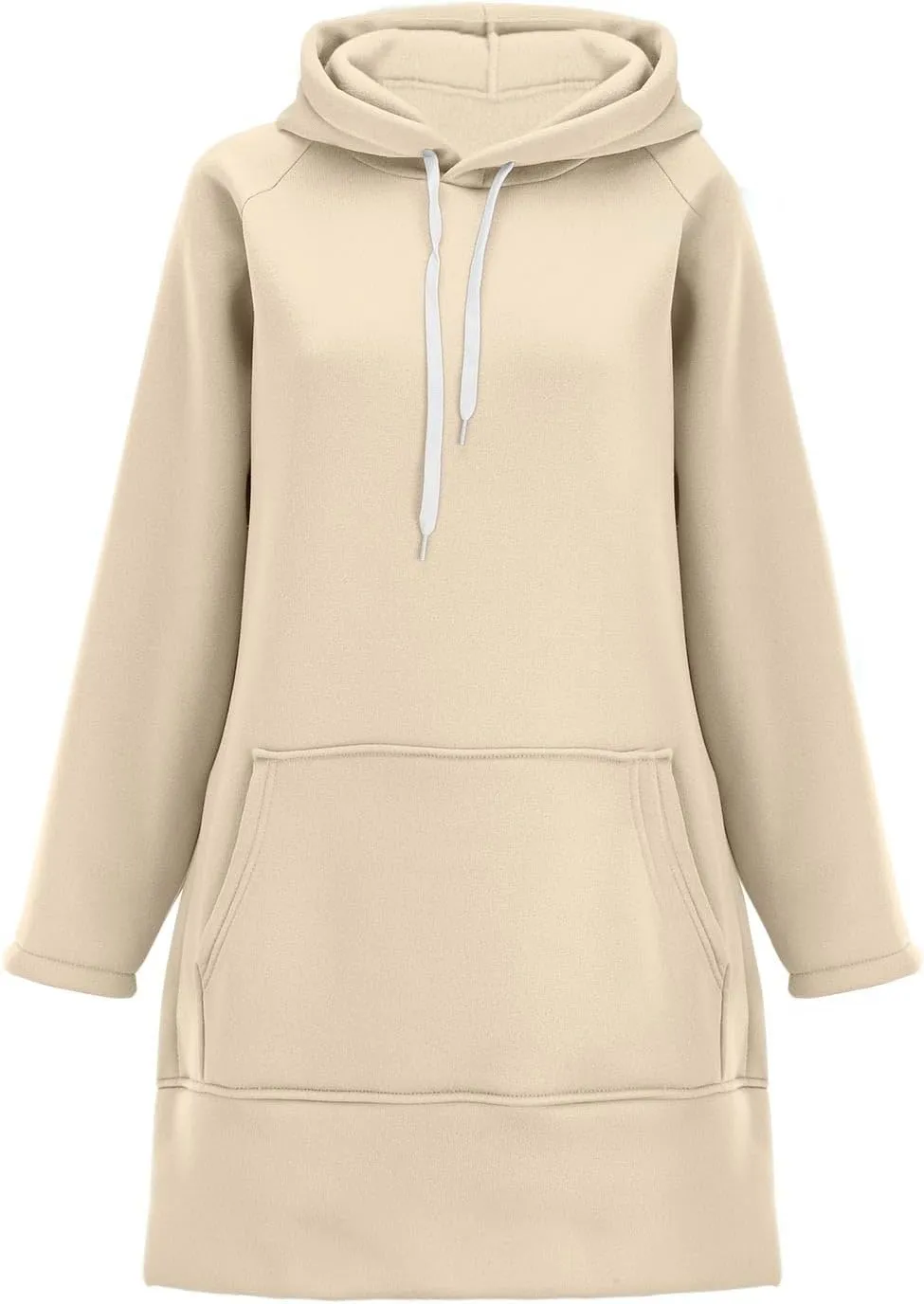 Oversized Hoodie Dress for Women, Pullover Long Sleeve Split Hem Valentines Day Sweatshirts with Pockets