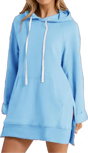 Oversized Hoodie Dress, Hoodie Dress for Women with Pockets, Hoodie Sweater Dress for Women