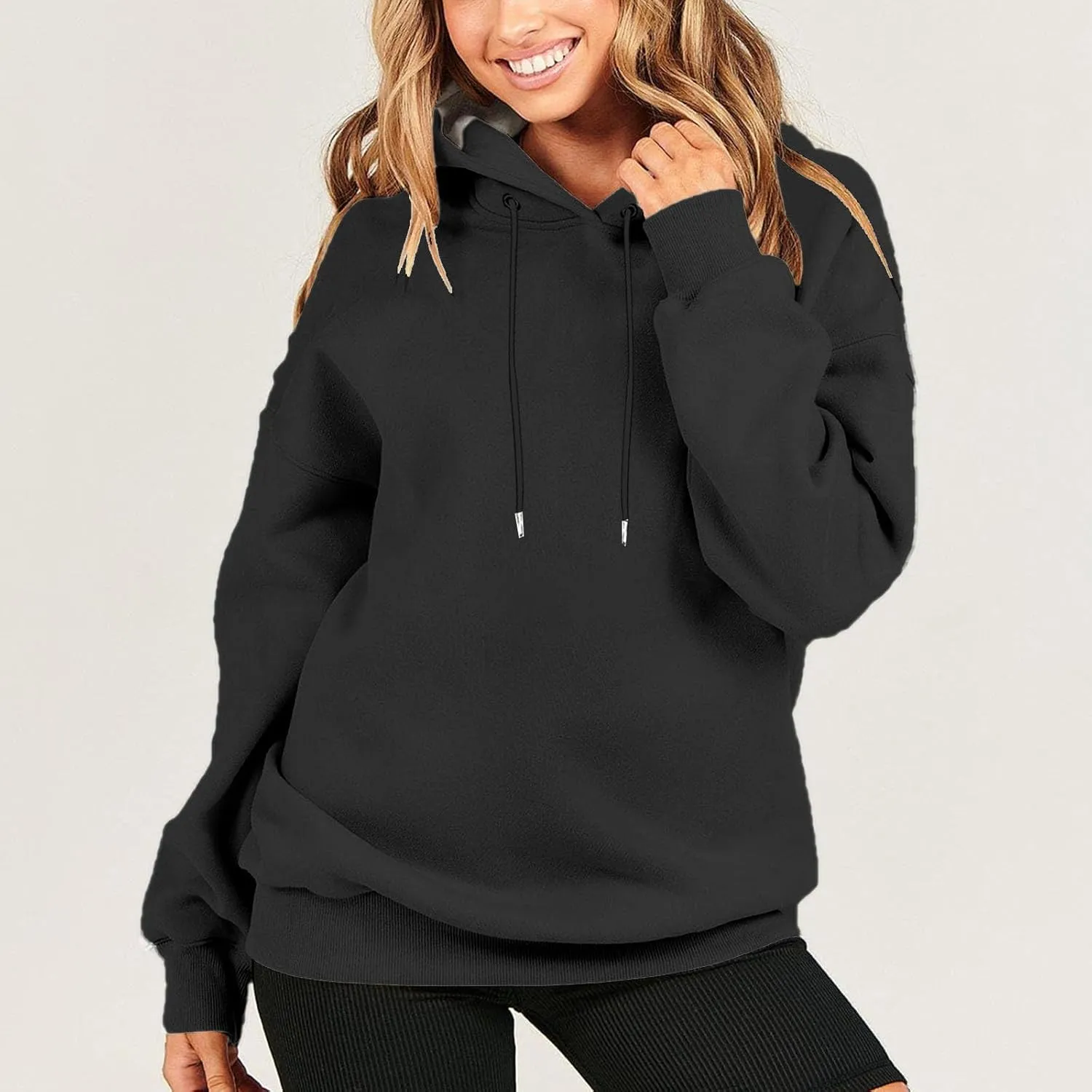 Oversized Hoodie For Women Fall 2023 Trendy y2k Hoodies Long Sleeve Hooded Drawstring Pullover Sweatshirts