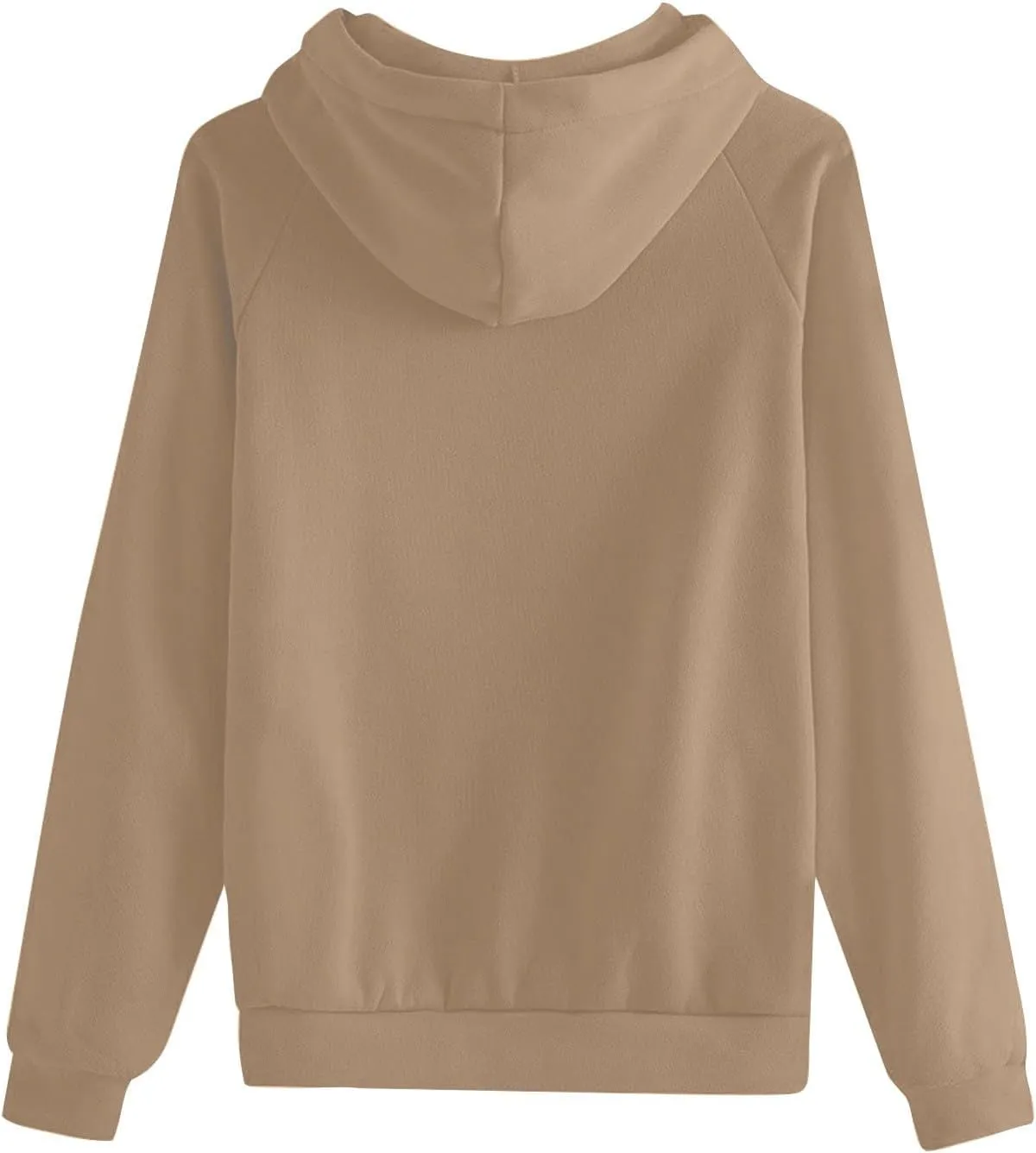 Oversized Hoodies for Women Trendy Fleece Cotton Sweatshirts Drawstring Baggy Raglan Hooded Pullover Tops with Pocket