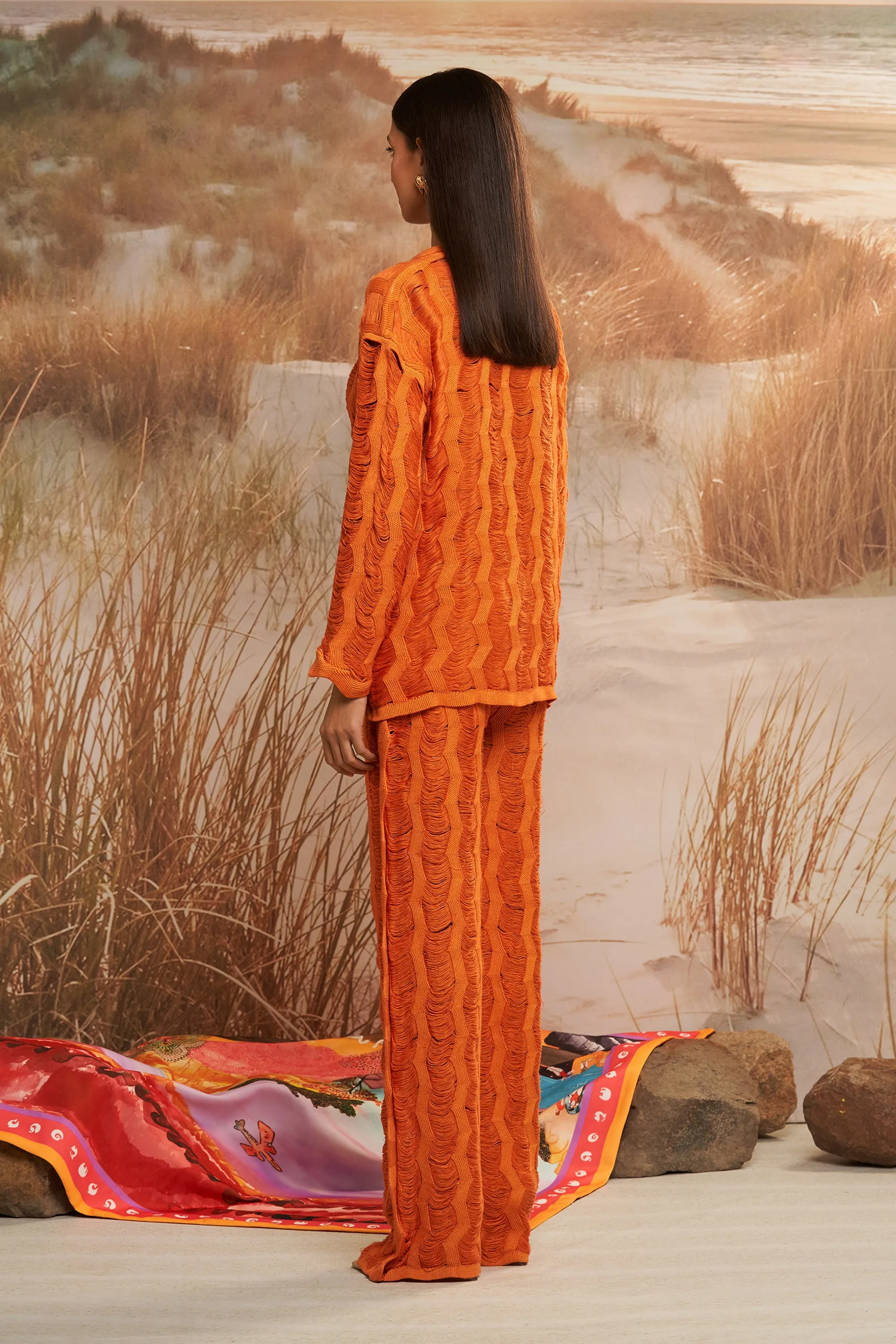 Rorange Ladder Knit Jacket