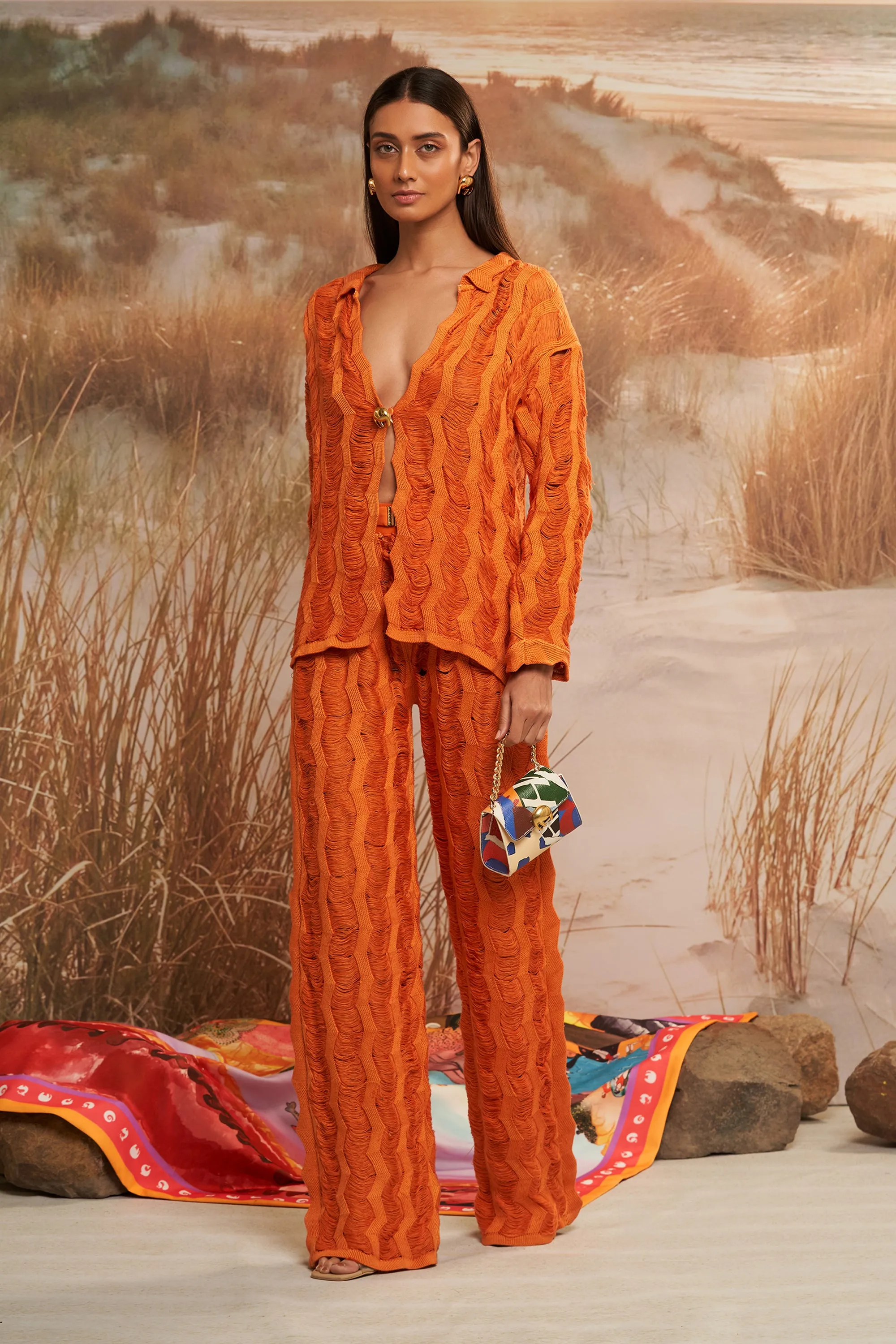 Rorange Ladder Knit Jacket