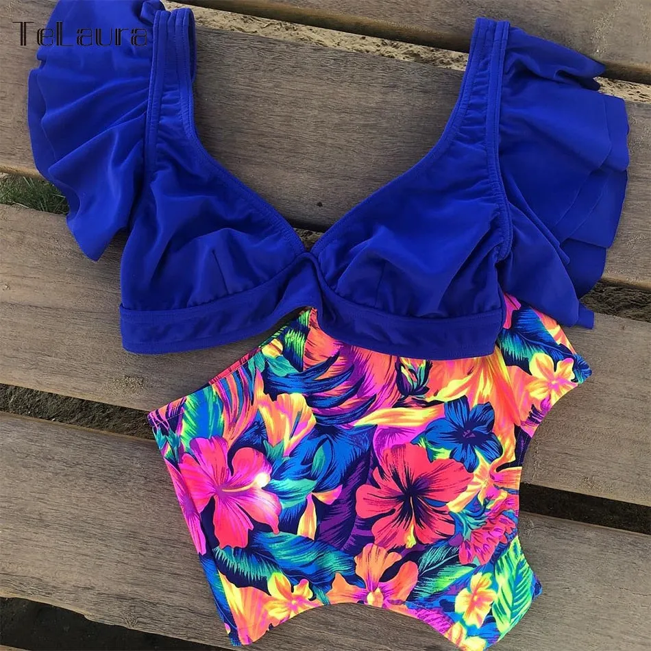 Ruffle High Waist Bikini 2019 Swimwear