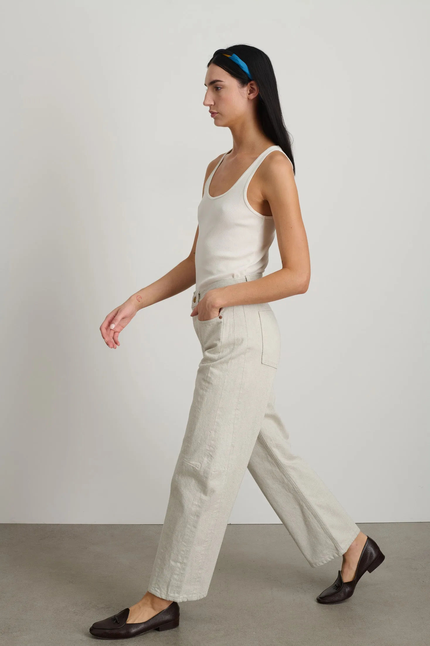 Slim Lasso Jean Moon Rinse