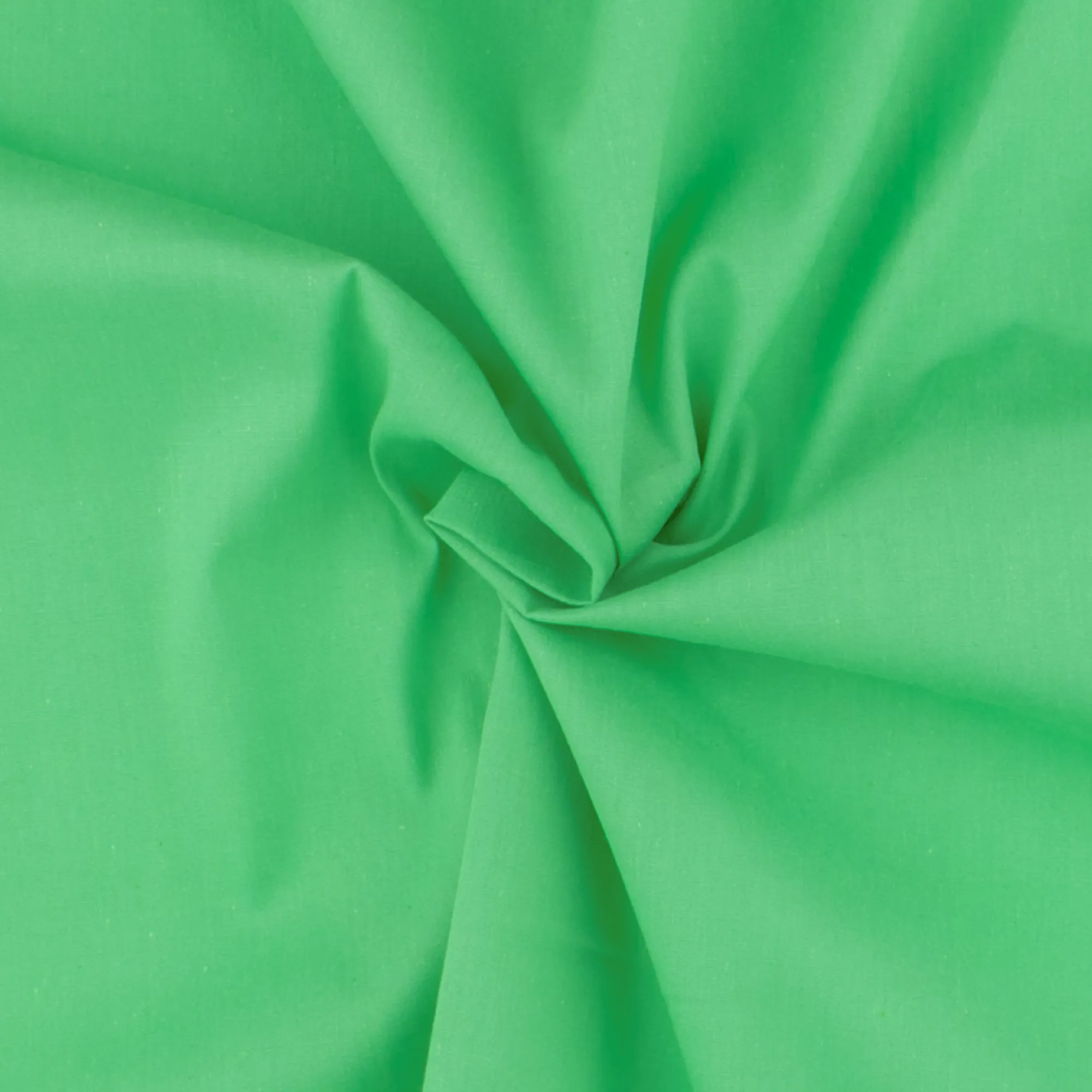 Solid Stretch Poplin - NORA - Mint