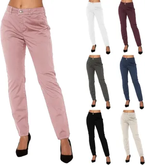 Straight Leg Dress Pants Women's High Waist Business Casual Trousers Slim Fit Dressy Full Length Work Pant with Pocket