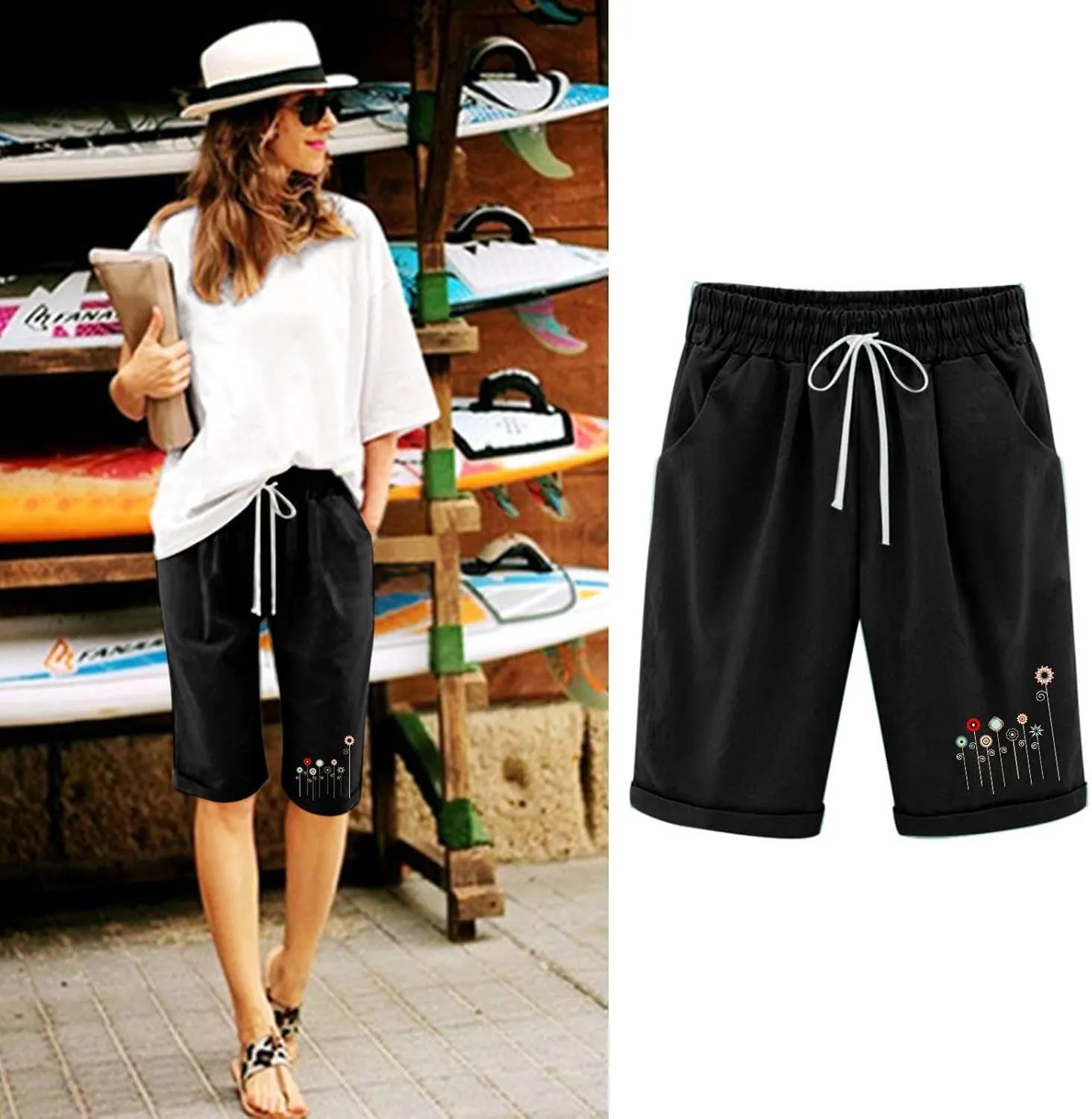 Sweat Shorts Women Women's Yoga Sports Summer Shorts Yoga Shorts Exercise Running Fitness Shorts 3pc Sweat Shorts