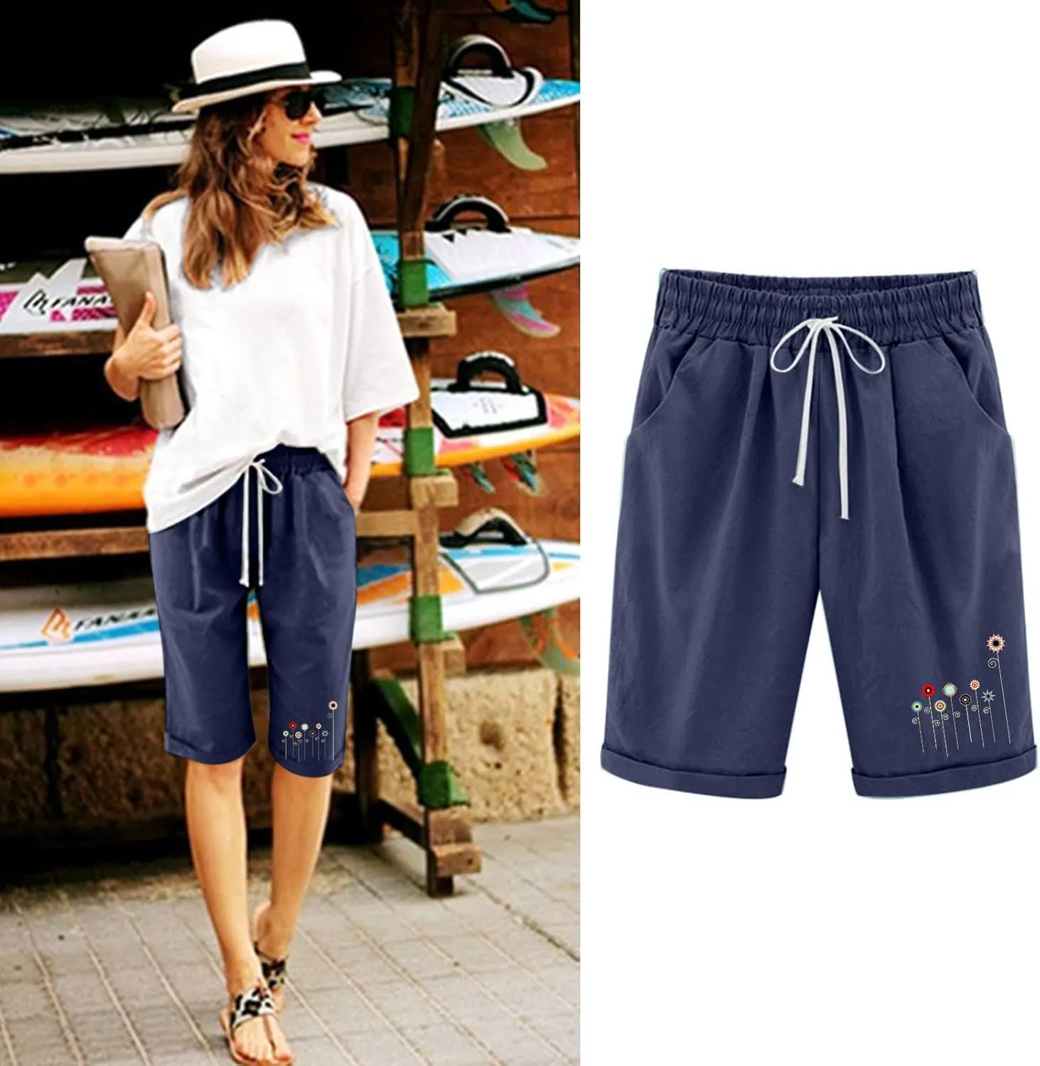 Sweat Shorts Women Women's Yoga Sports Summer Shorts Yoga Shorts Exercise Running Fitness Shorts 3pc Sweat Shorts