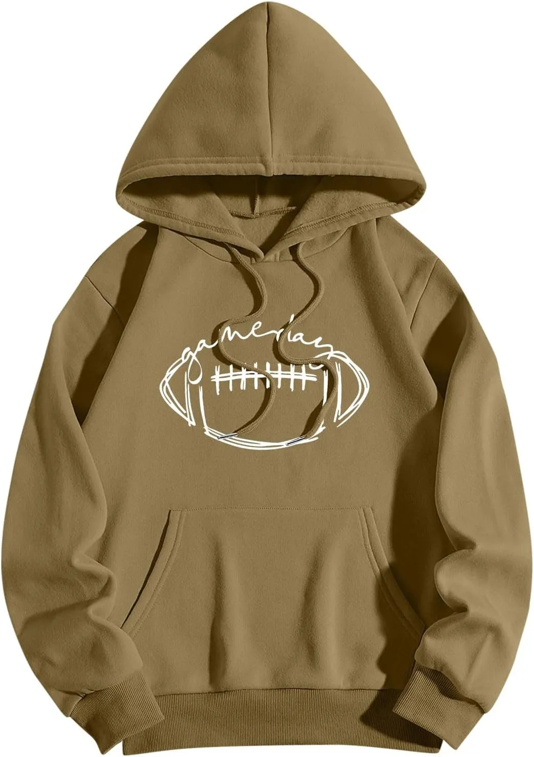 Sweatshirts For Teen Girls Casual Long Sleeve Drawstring Letter Printed O Neck Pullover Tops