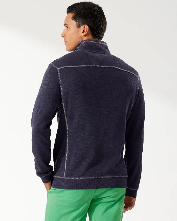 Tommy Bahama Tobago Bay Half Zip, Ocean Deep