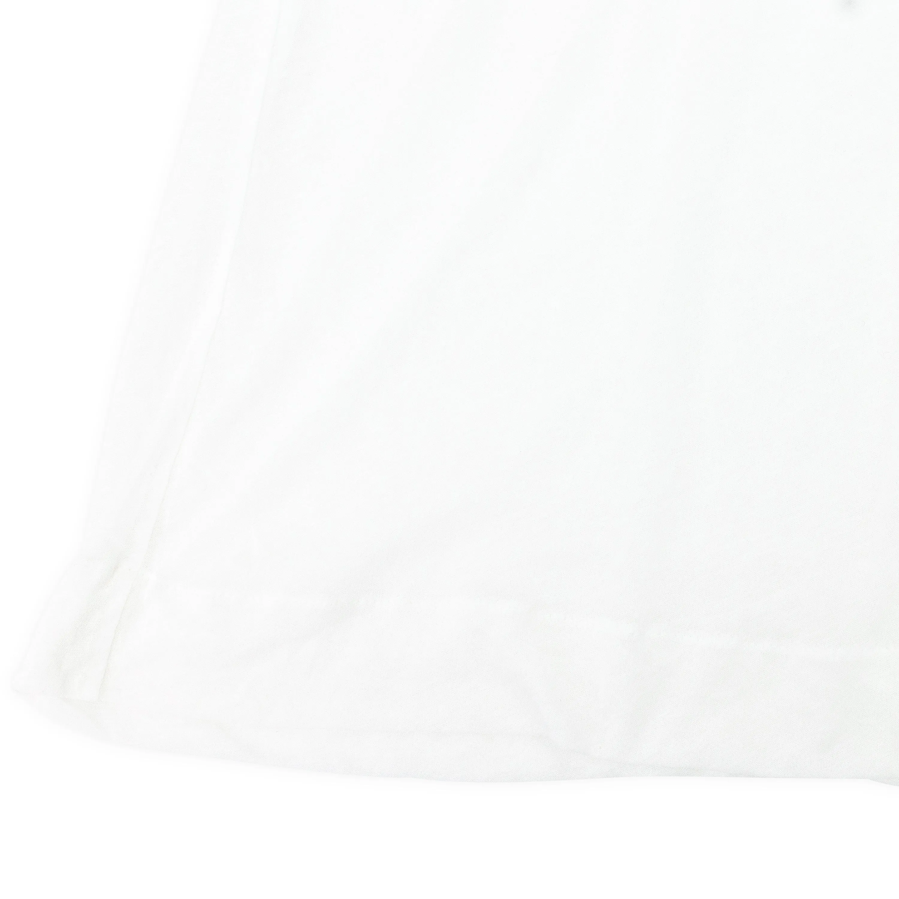 WHITE SHEER LONGLINE T-SHIRT